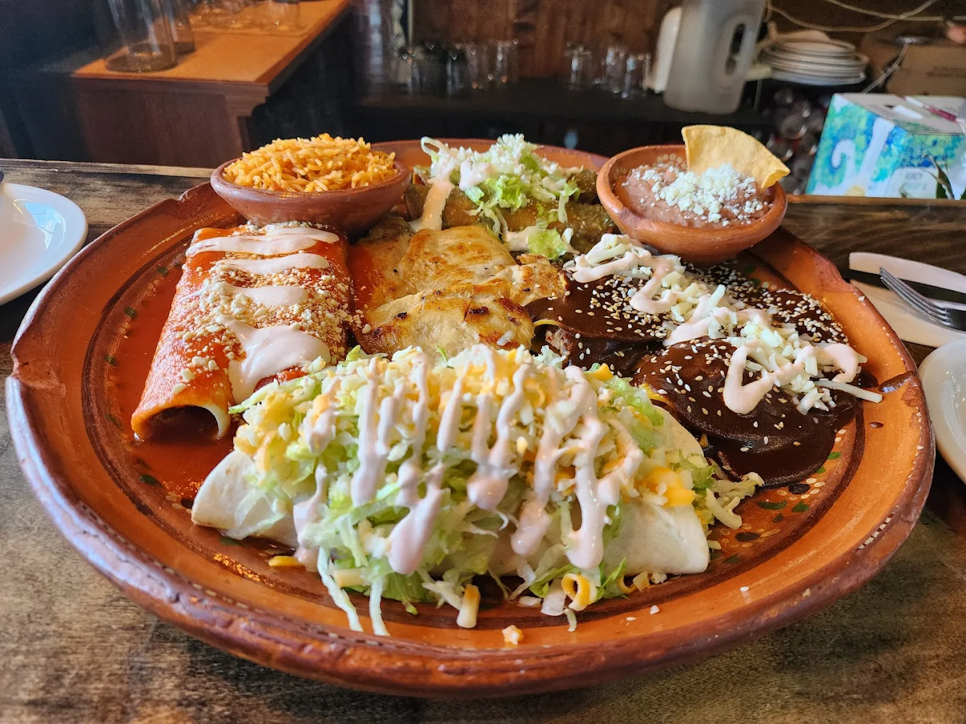 Barbacoa tacos at Tacos Mexico Memorial Calgary